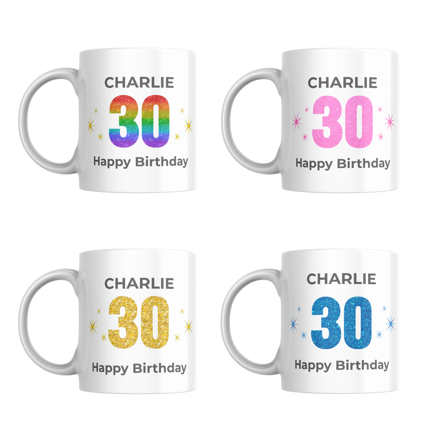 Personalised 30th Birthday Mug