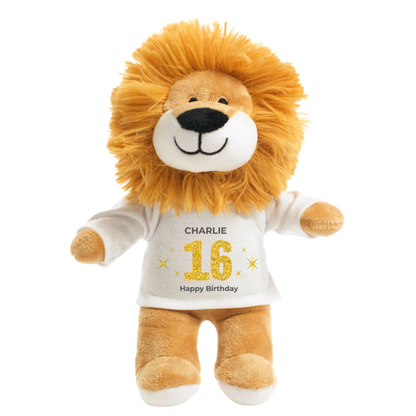 Personalised Any Age Birthday Lion