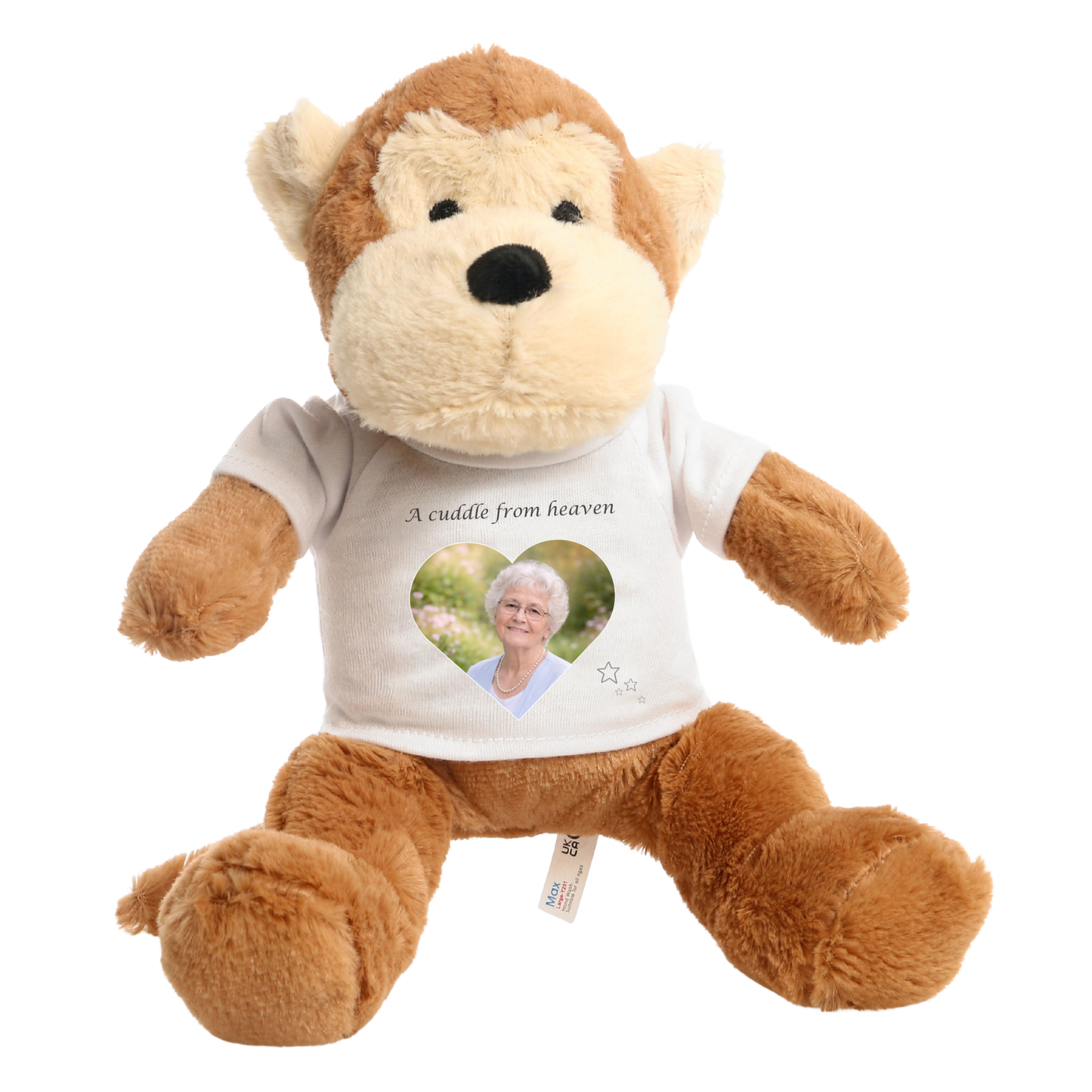 Personalised Memorial Monkey Teddy
