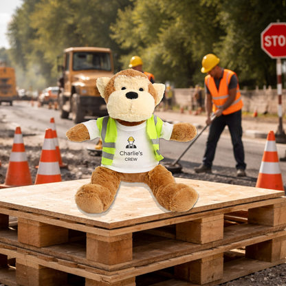 Personalised Builder Monkey