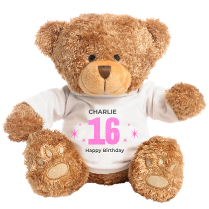 Personalised 16th Birthday Classic Bear