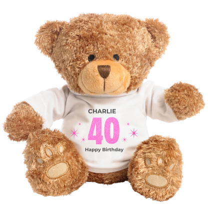 Personalised Any Age Birthday Classic Bear