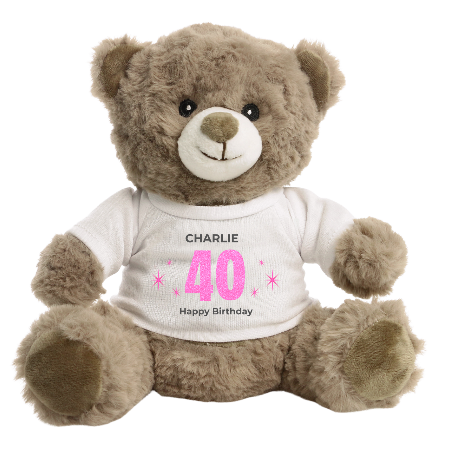 Personalised Any Age Birthday Eco Bear