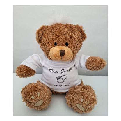 Personalised Bride & Groom Classic Bears