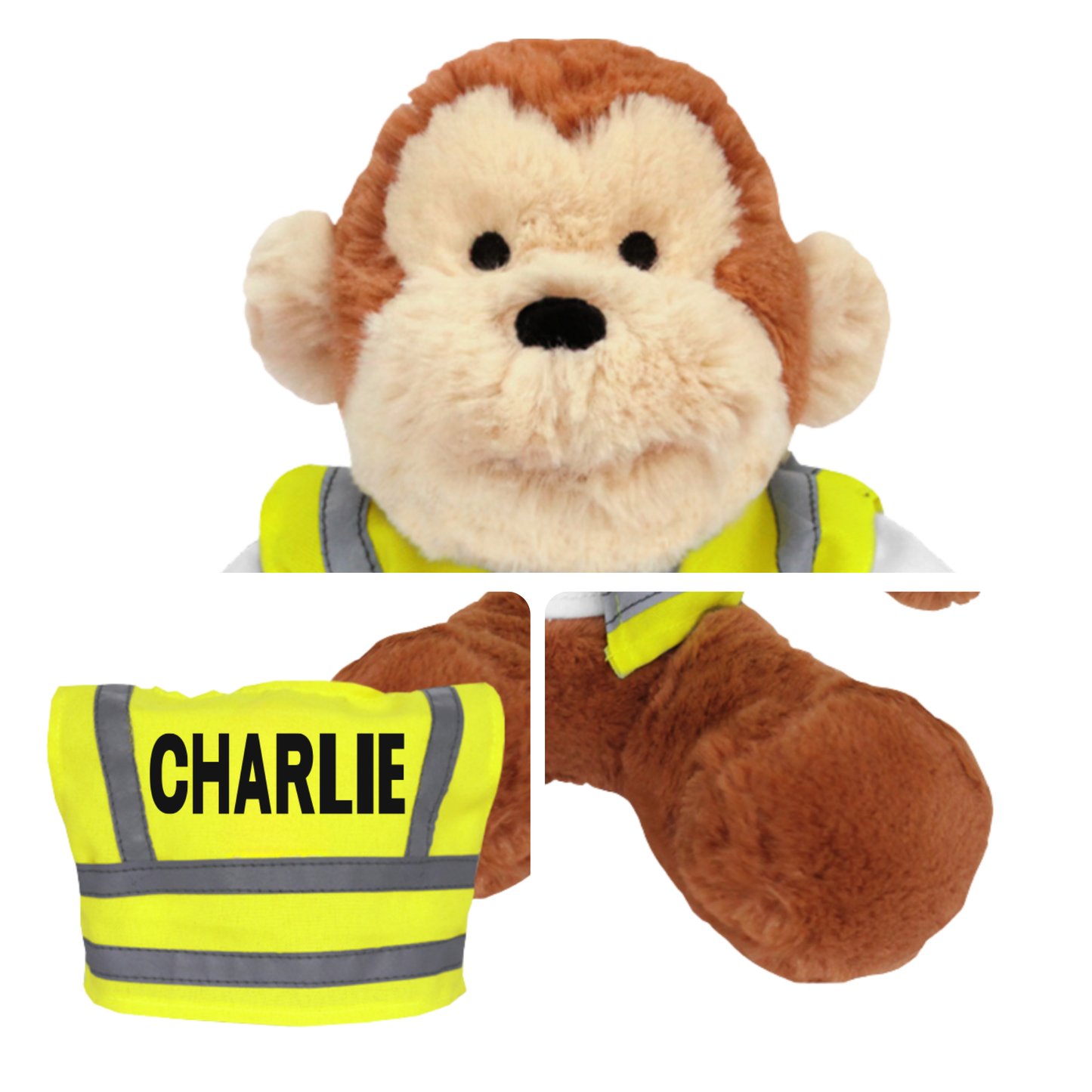 Personalised Builder Monkey