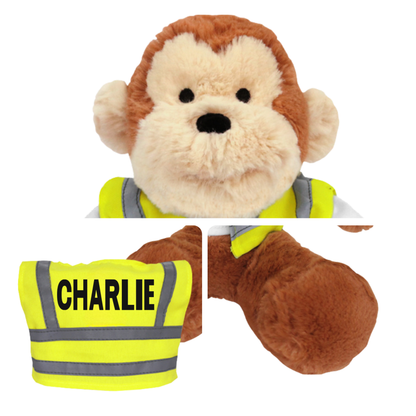 Personalised Builder Monkey