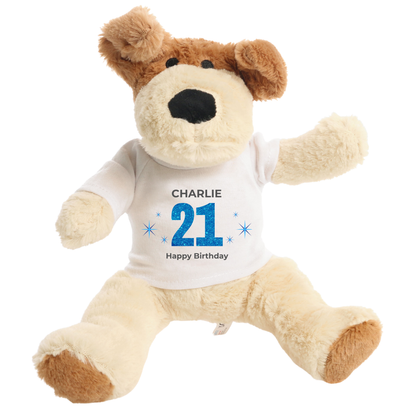Personalised 21st Birthday Dog