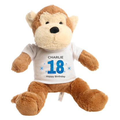 Personalised 18th Birthday Monkey