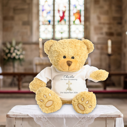 Personalised Christening Classic Teddy Bear