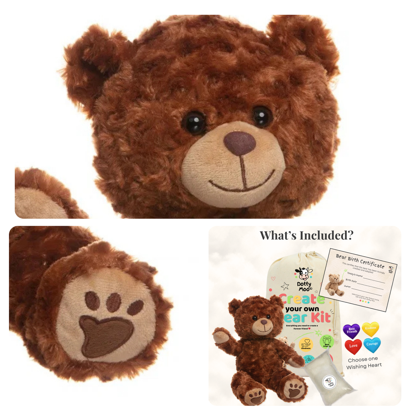 Create Your Own Bear Kit - Brown