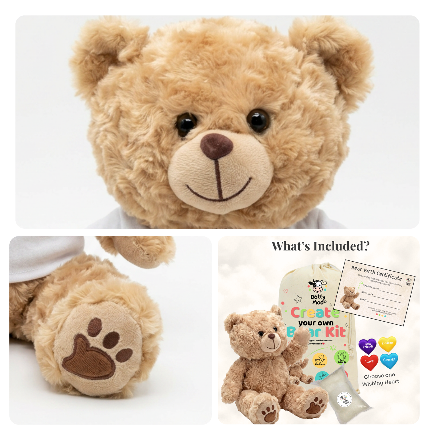 Create Your Own Bear Kit - Golden
