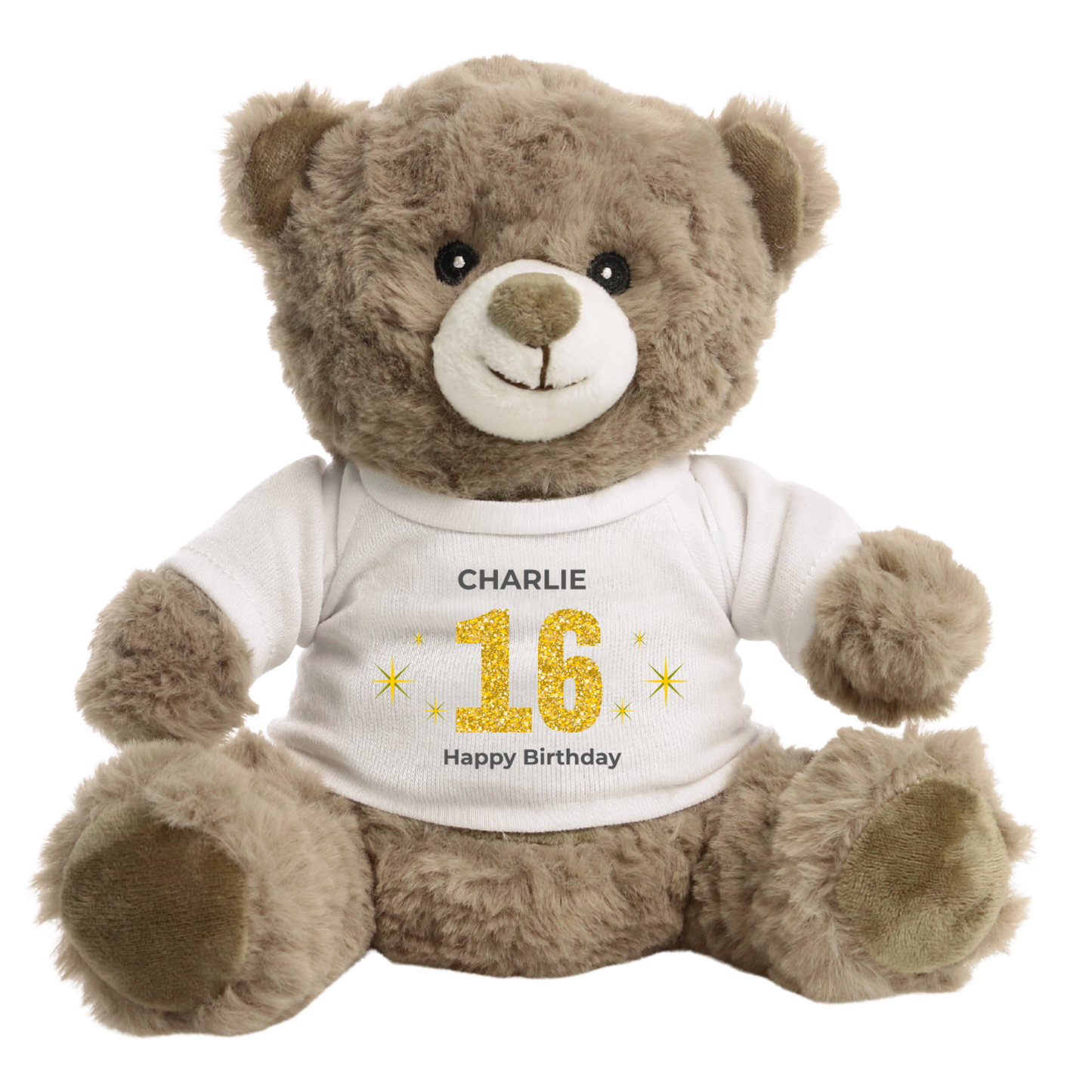Personalised Any Age Birthday Eco Bear