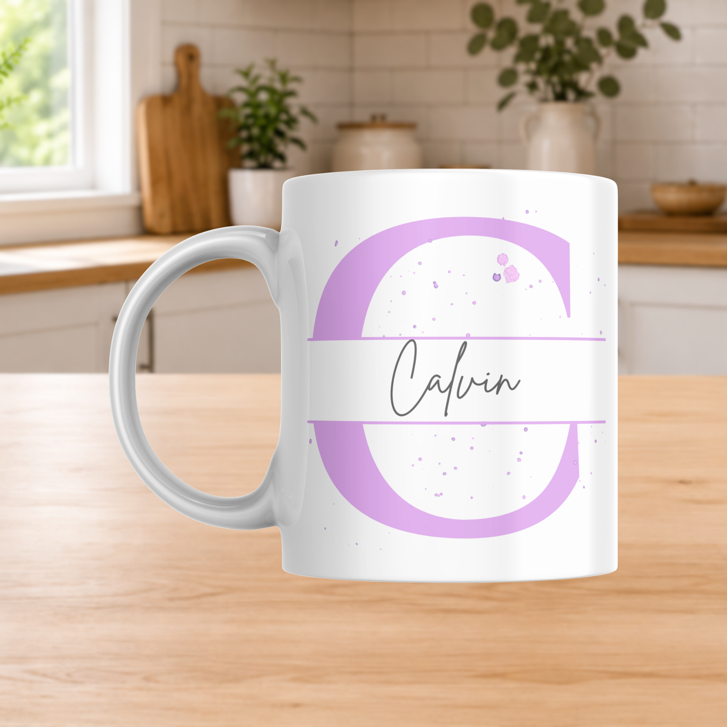 Personalised Initial & Name Mug