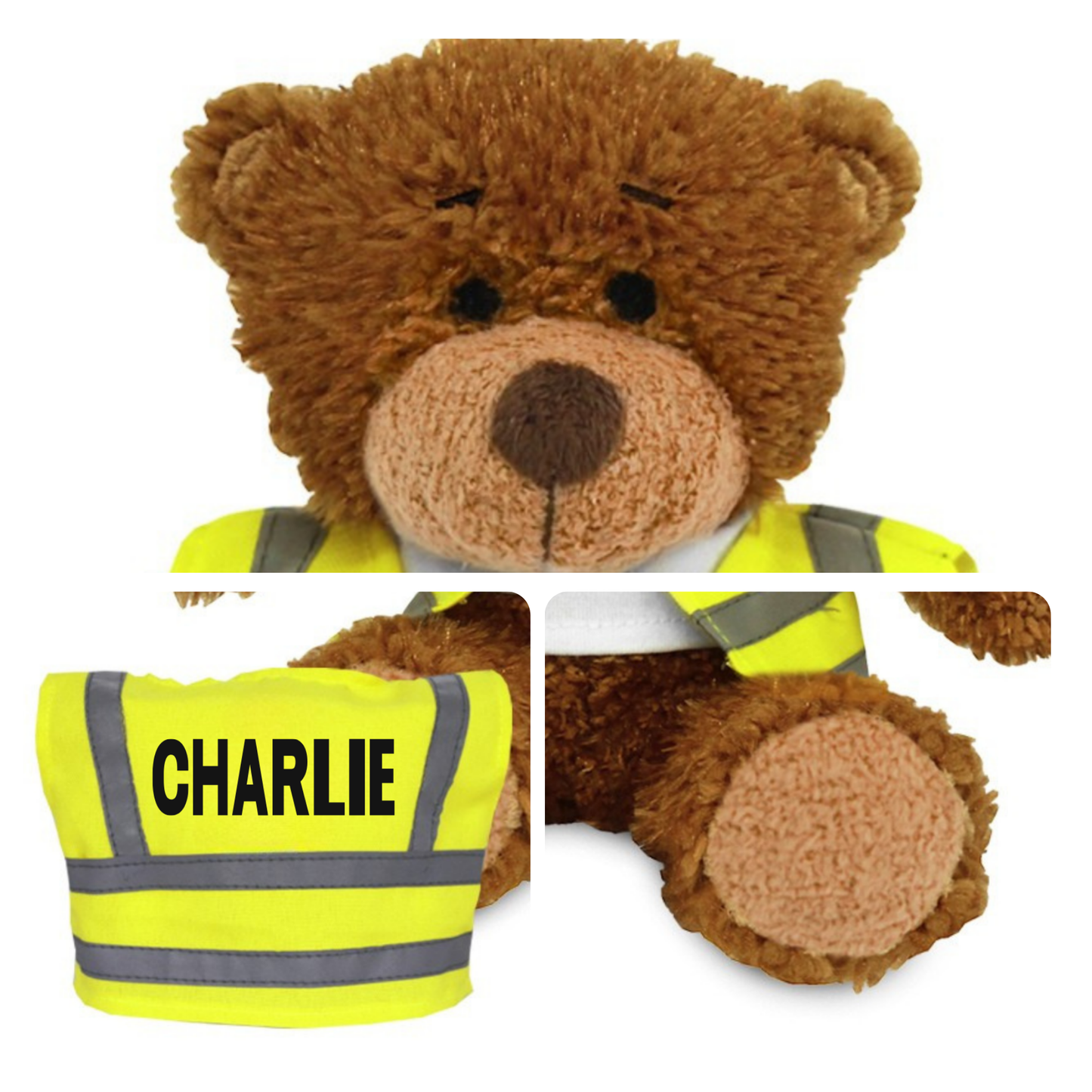 Personalised Builder Snuggle Bear