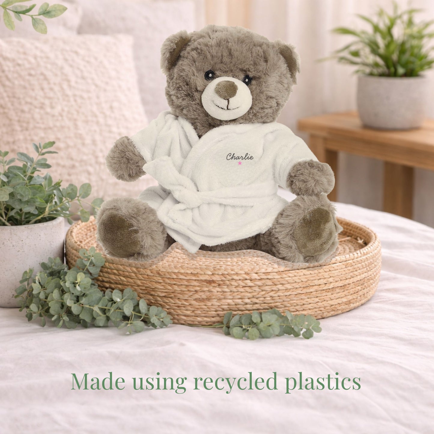 Personalised Bedtime Eco Bear