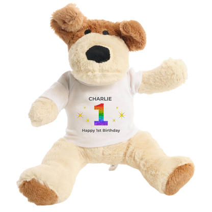 Personalised 1st Birthday Dog