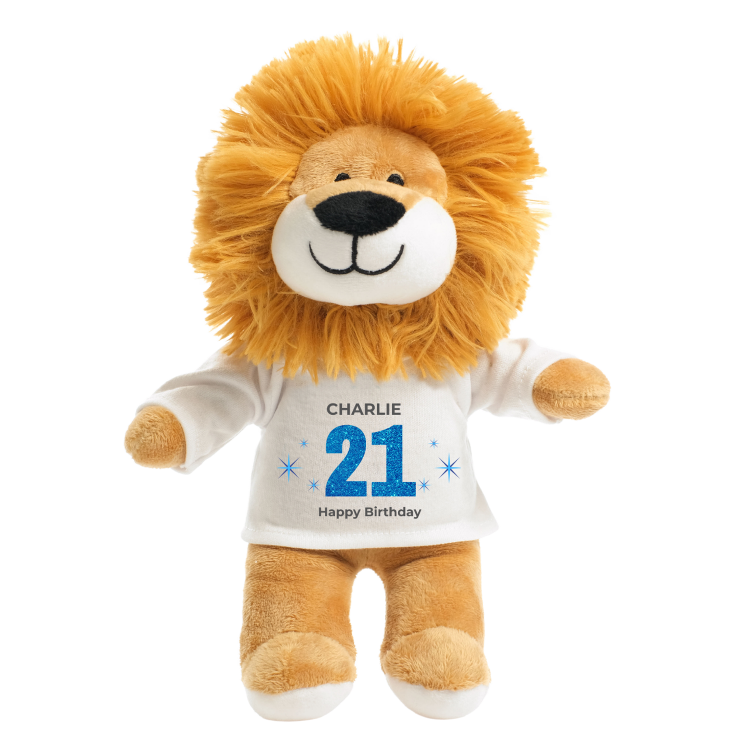 Personalised Any Age Birthday Lion