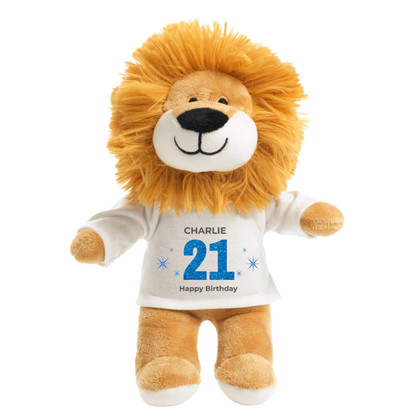 Personalised Any Age Birthday Lion