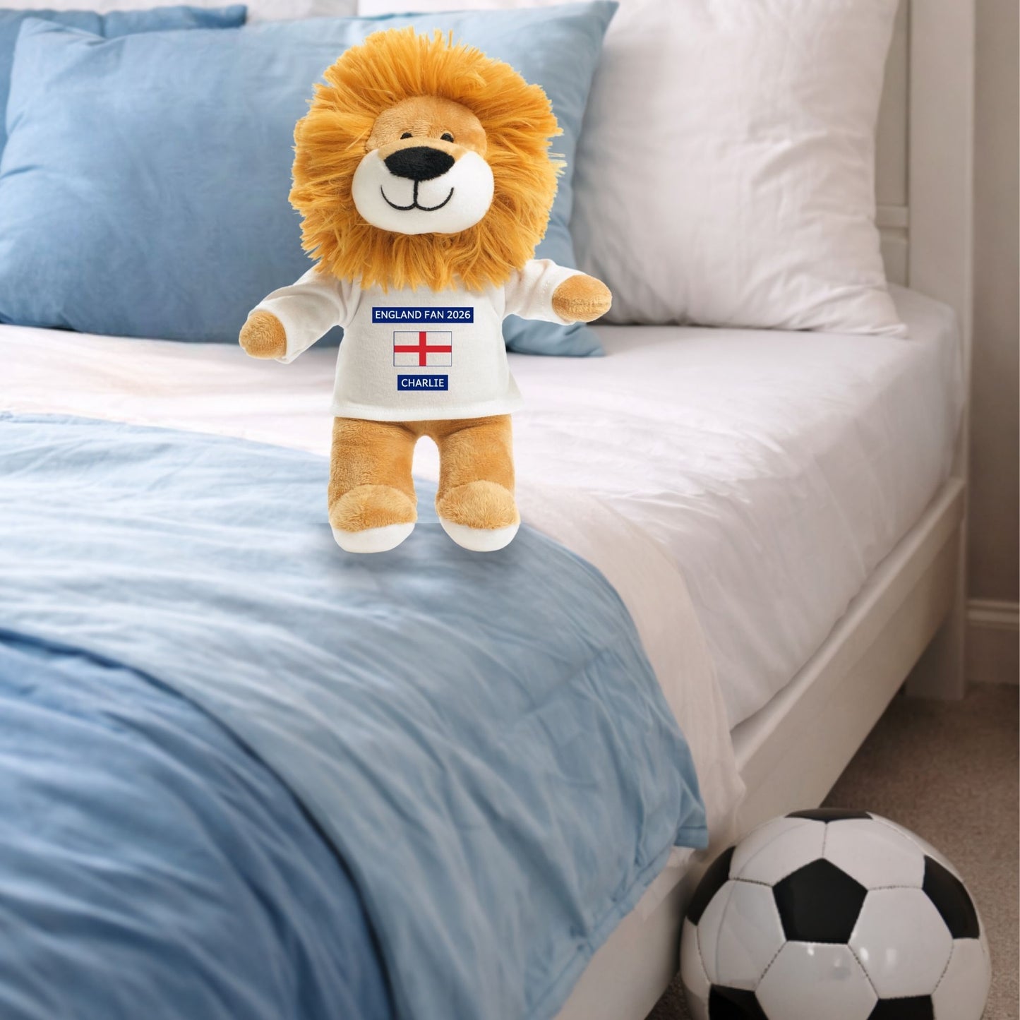 Personalised England Fan 2026 Lion