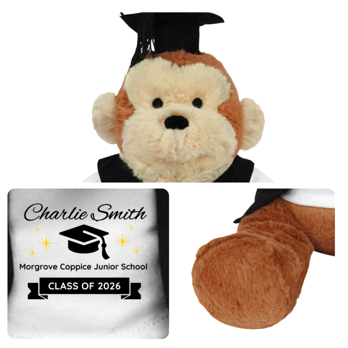 Personalised Graduation Monkey