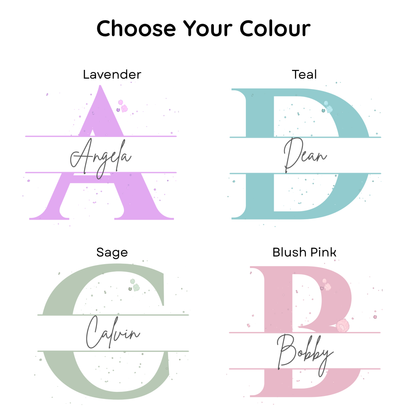 Personalised Initial & Name Mug