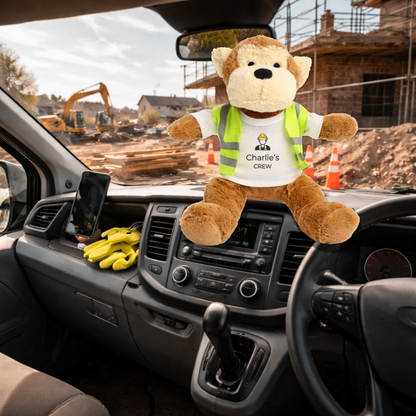 Personalised Builder Monkey