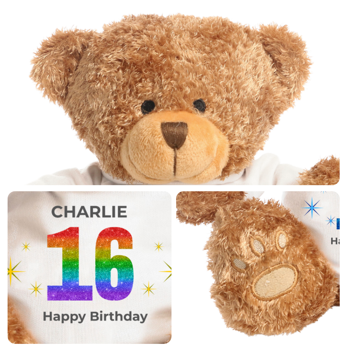 Personalised 16th Birthday Classic Bear