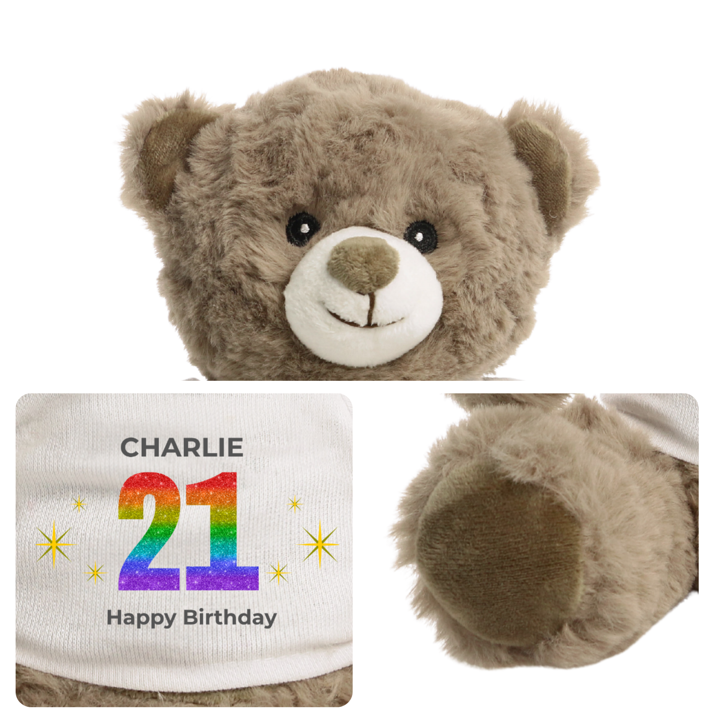 Personalised 21st Birthday Eco Bear