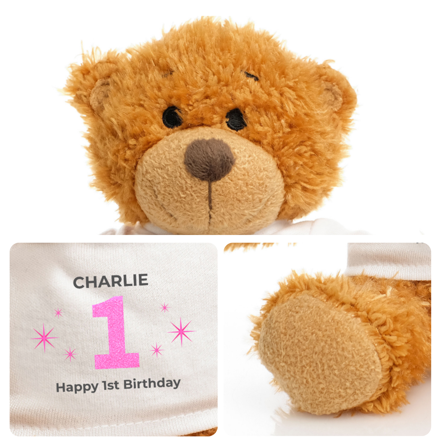 Personalised 1st Birthday Snuggle Bear