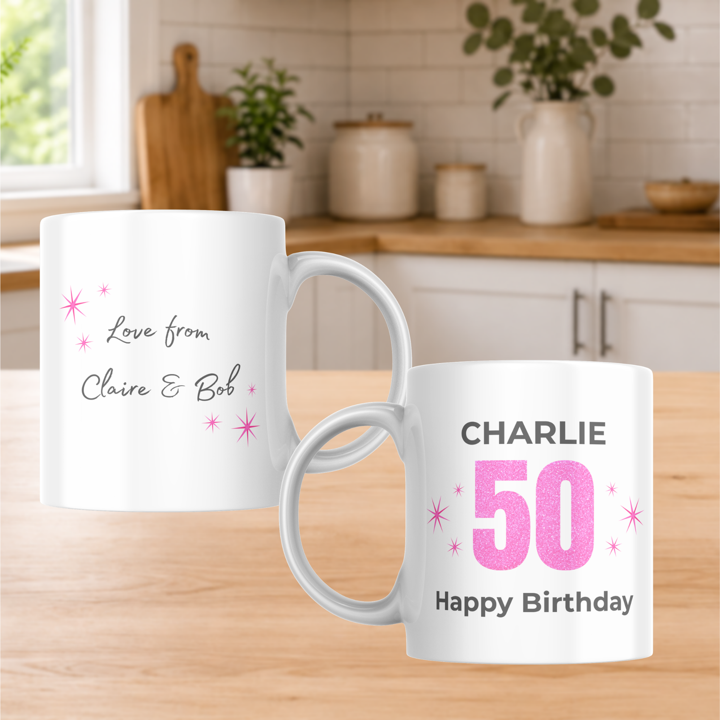 Personalised 50th Birthday Mug