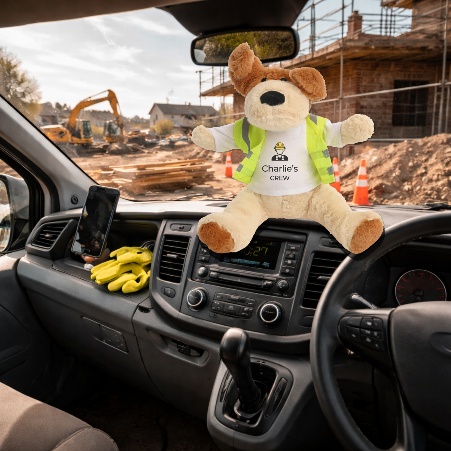 Personalised Builder Dog