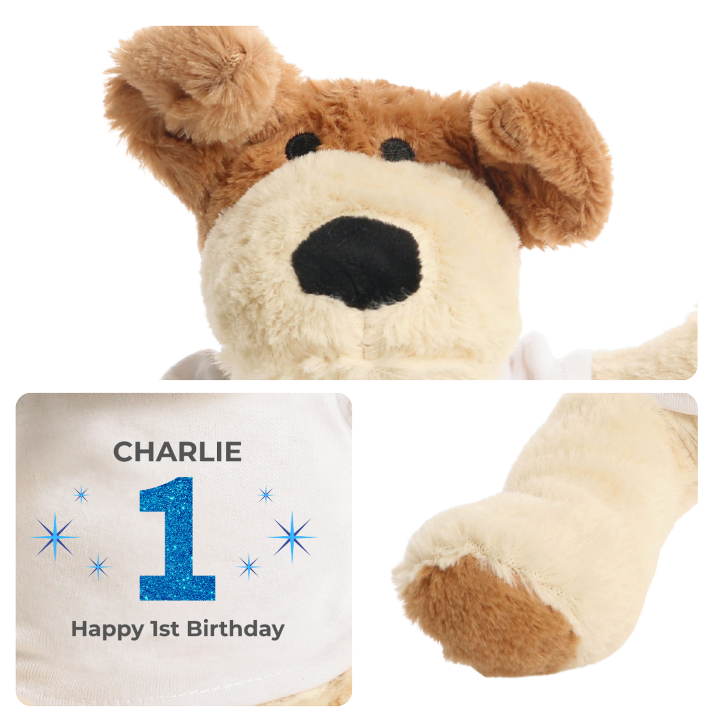 Personalised 1st Birthday Dog
