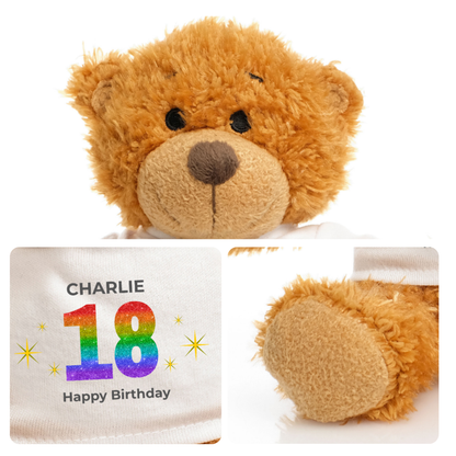 Personalised 18th Birthday Snuggle Bear
