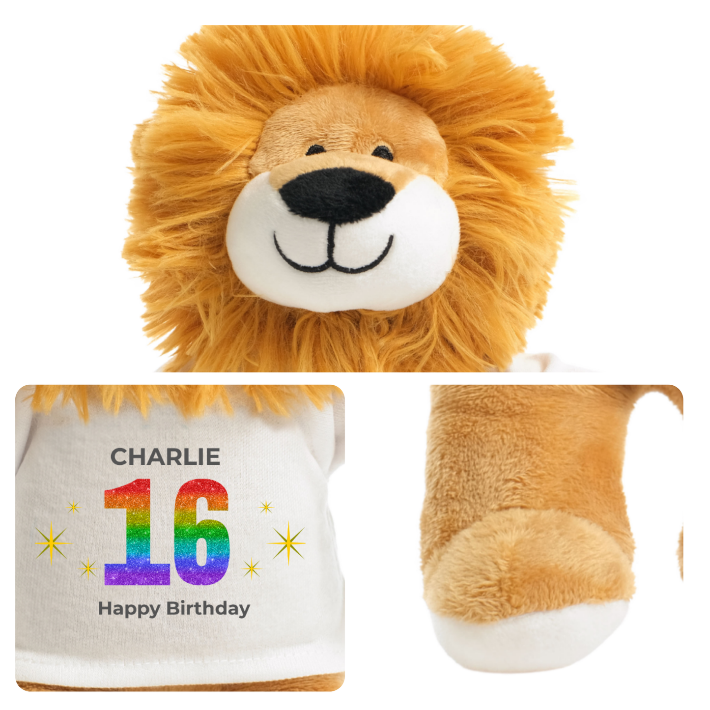 Personalised 16th Birthday Lion