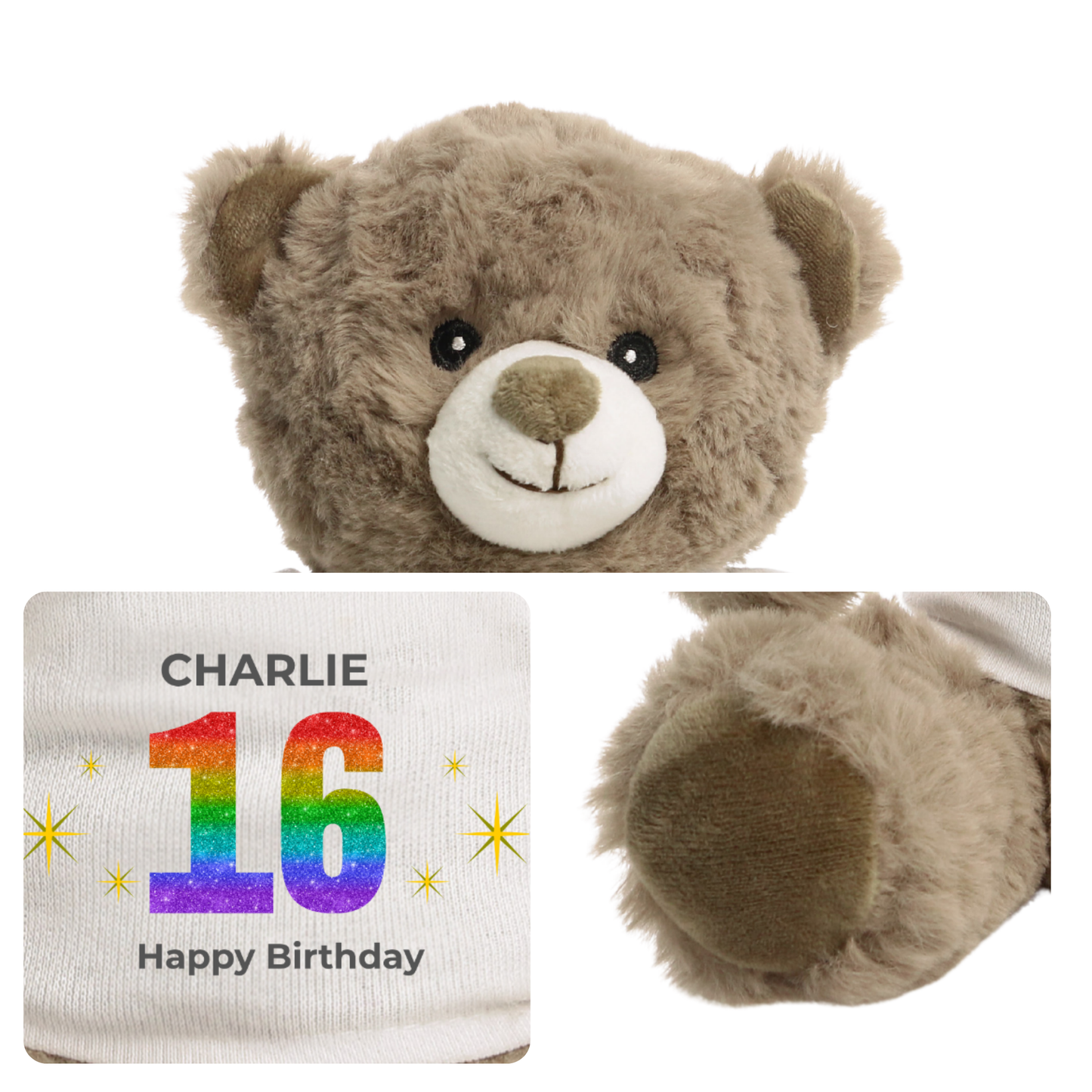 Personalised 16th Birthday Eco Bear