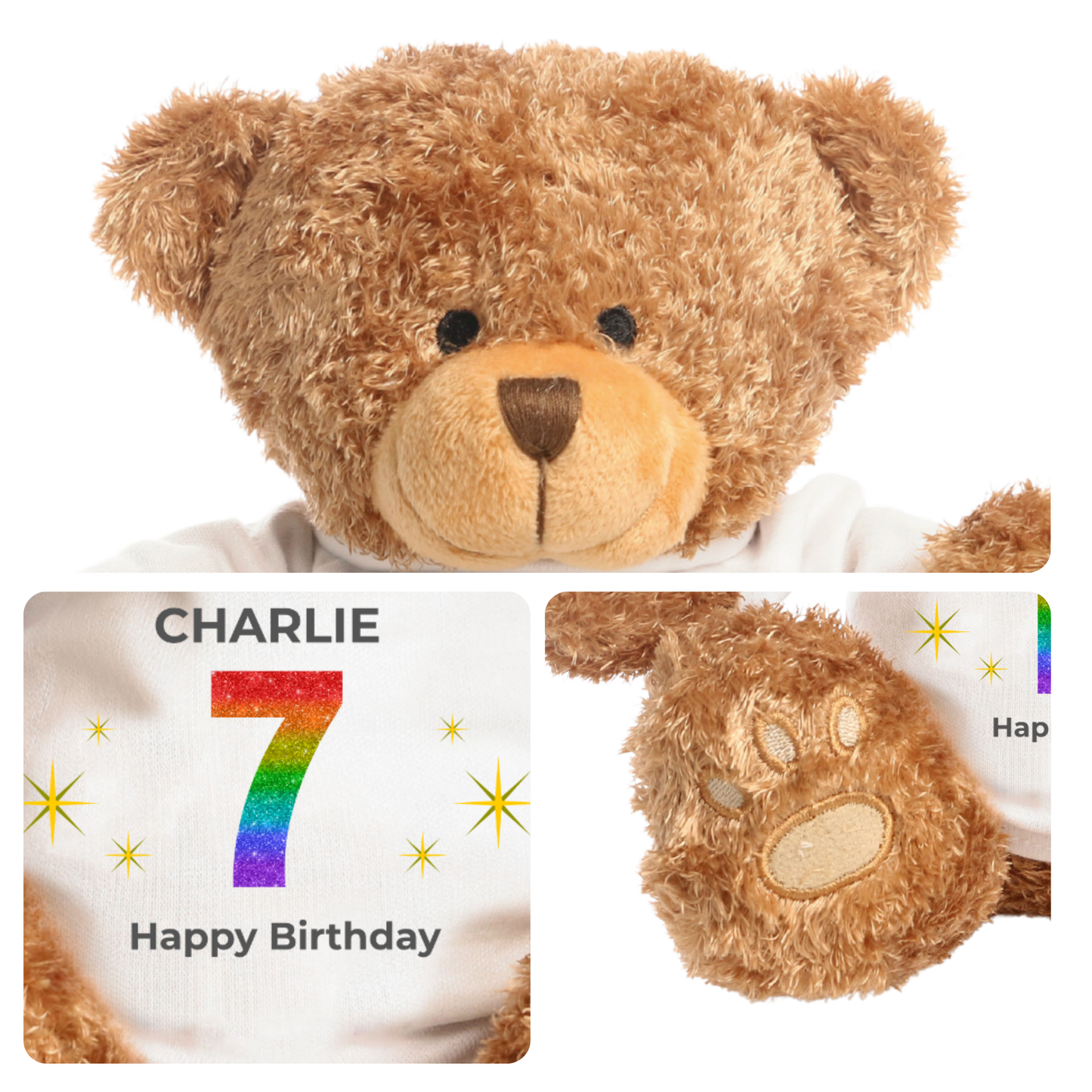 Personalised Any Age Birthday Classic Bear