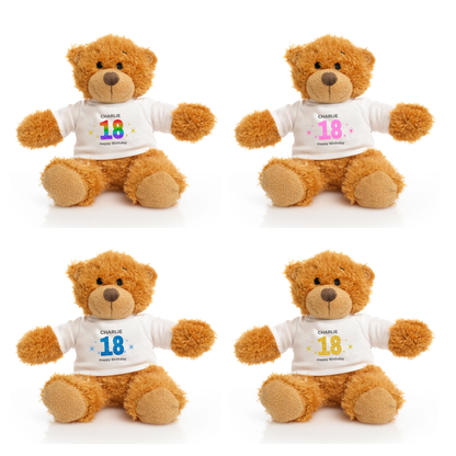 Personalised 18th Birthday Snuggle Bear