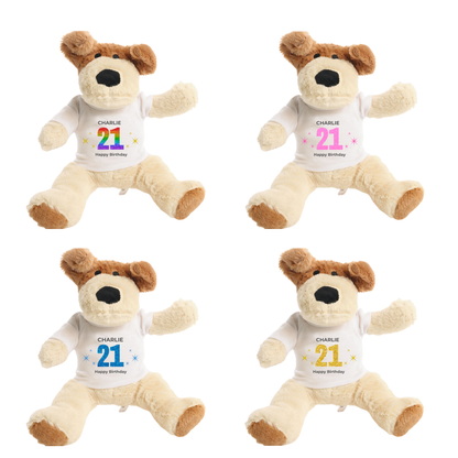 Personalised 21st Birthday Dog