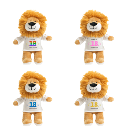 Personalised 18th Birthday Lion