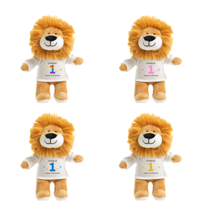 Personalised 1st Birthday Lion