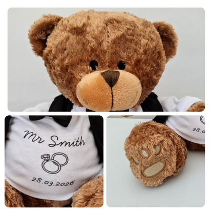 Personalised Bride & Groom Classic Bears