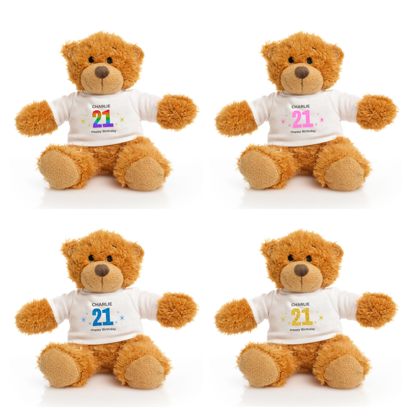 Personalised 21st Birthday Snuggle Bear