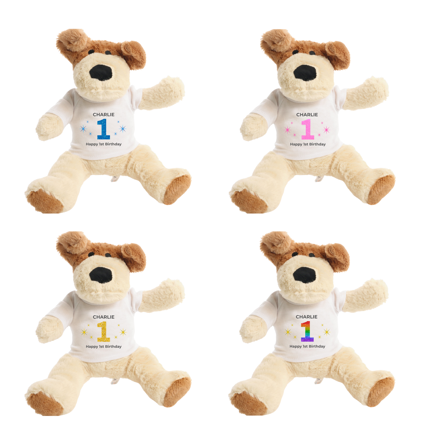 Personalised 1st Birthday Dog