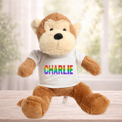 Personalised Name Monkey Teddy