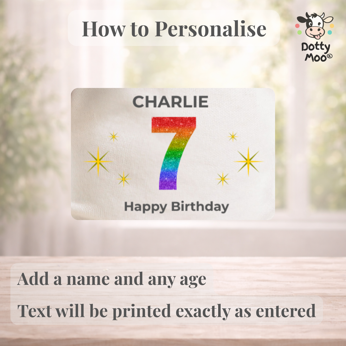 Personalised Any Age Birthday Dog