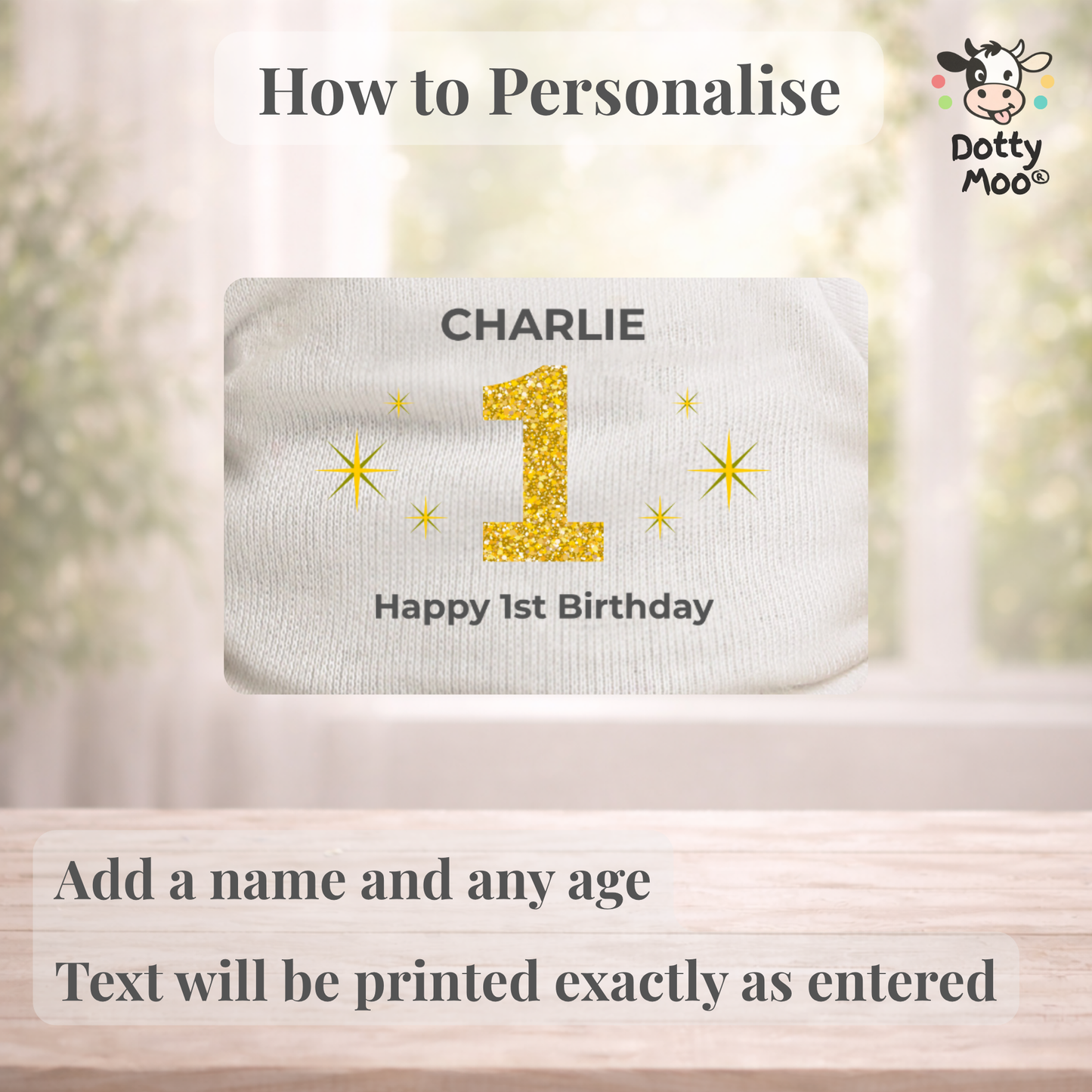 Personalised 1st Birthday Eco