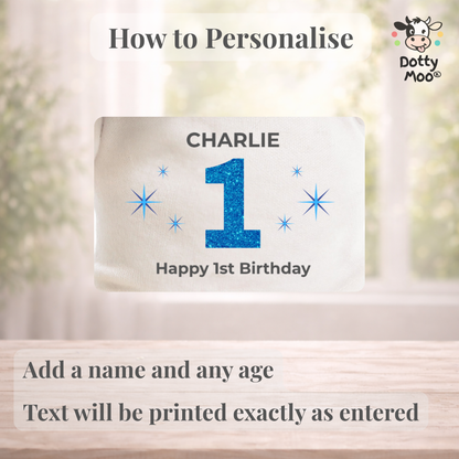 Personalised 1st Birthday Dog