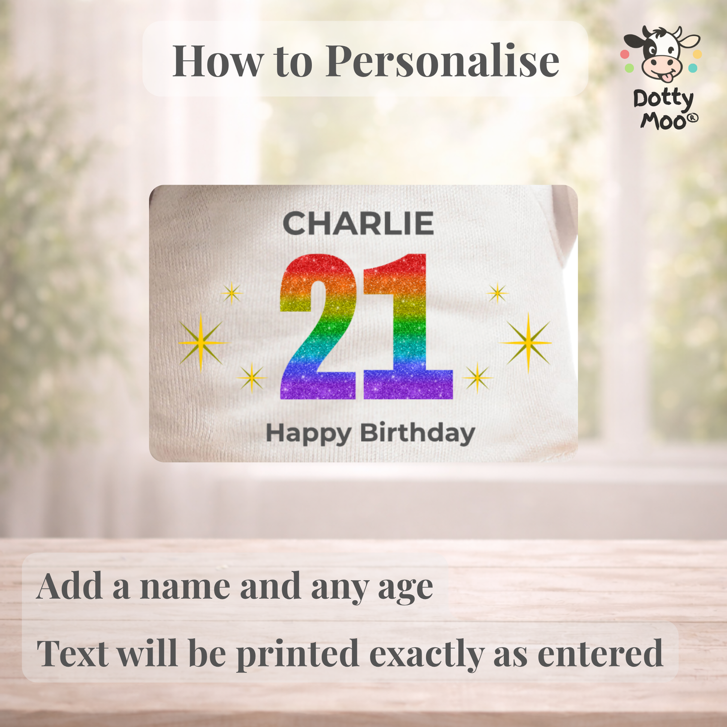 Personalised 21st Birthday Monkey