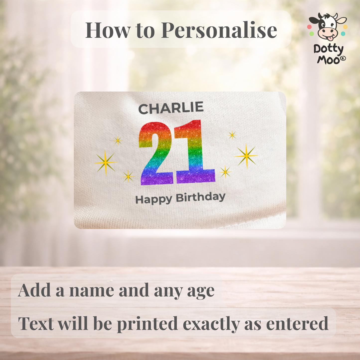 Personalised 21st Birthday Snuggle Bear