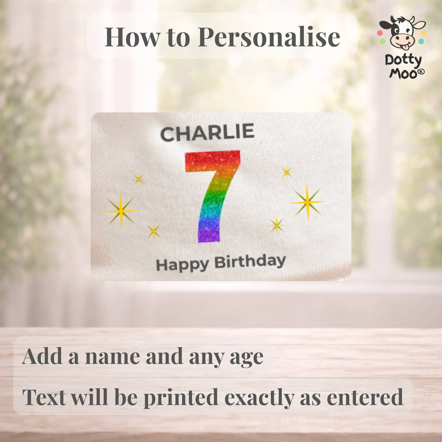 Personalised Any Age Birthday Snuggle Bear